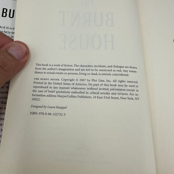 The Burnt House By Faye Kellerman 2007 Hardcover Mystery Fiction - Picture 4 of 4